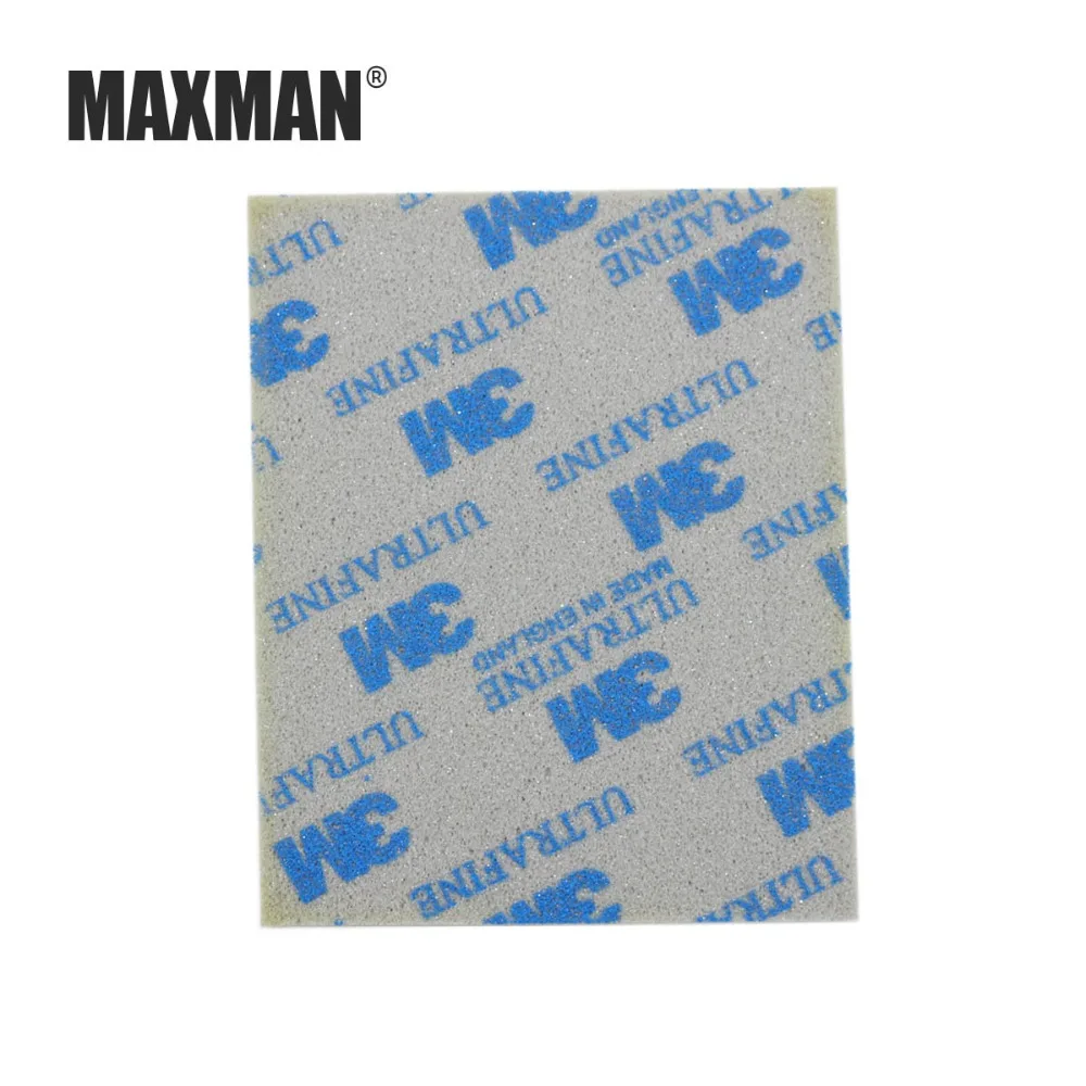 MAXMAN 3 м губка наждачная бумага 600#800#1000# для шлифовки и полировки стекла для волочения проволоки абразивный инструмент Аксессуары ручная полировка один пакет