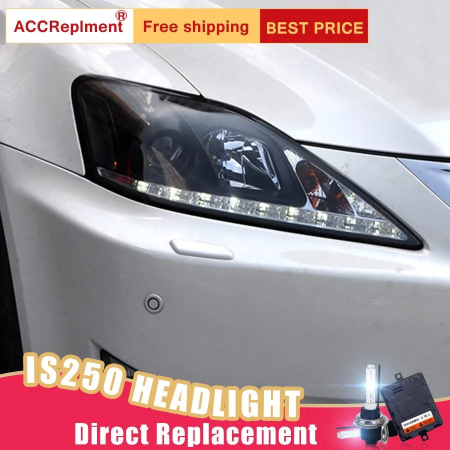 2 шт. светодиодный светодиодные фары для Lexus IS250 2006 2009|Фара авто в сборе| |