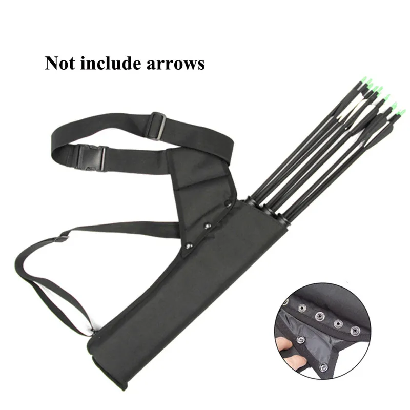 Новый черный колчан для стрельбы из лука 3 трубки держатель стрел портативная