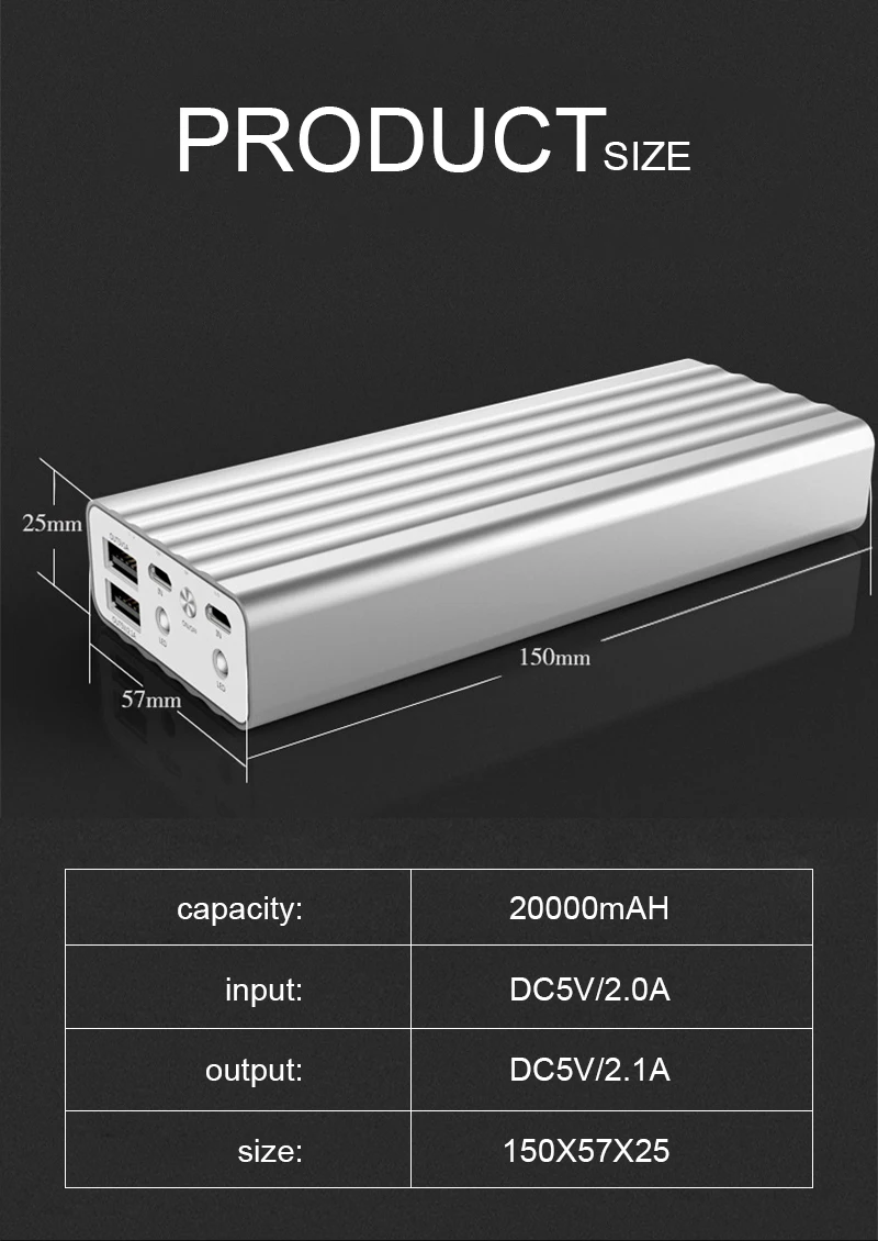 REMAX power Bank, 20000 мА/ч, двойной USB, портативный, быстрая зарядка, внешний аккумулятор, зарядное устройство для iPhone 6, 6s, смартфонов