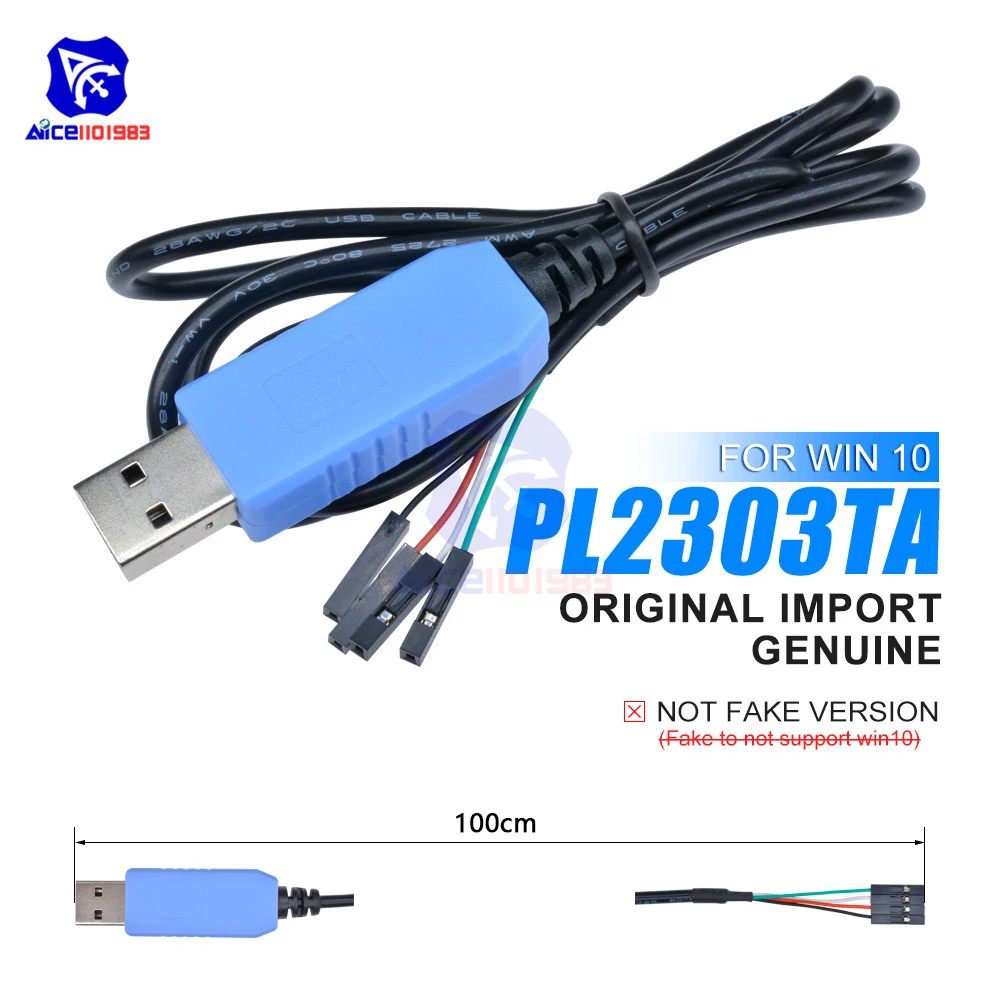 Кабель для скачивания PL2303TA USB 3 В 5 VCC|Интегральные схемы| |