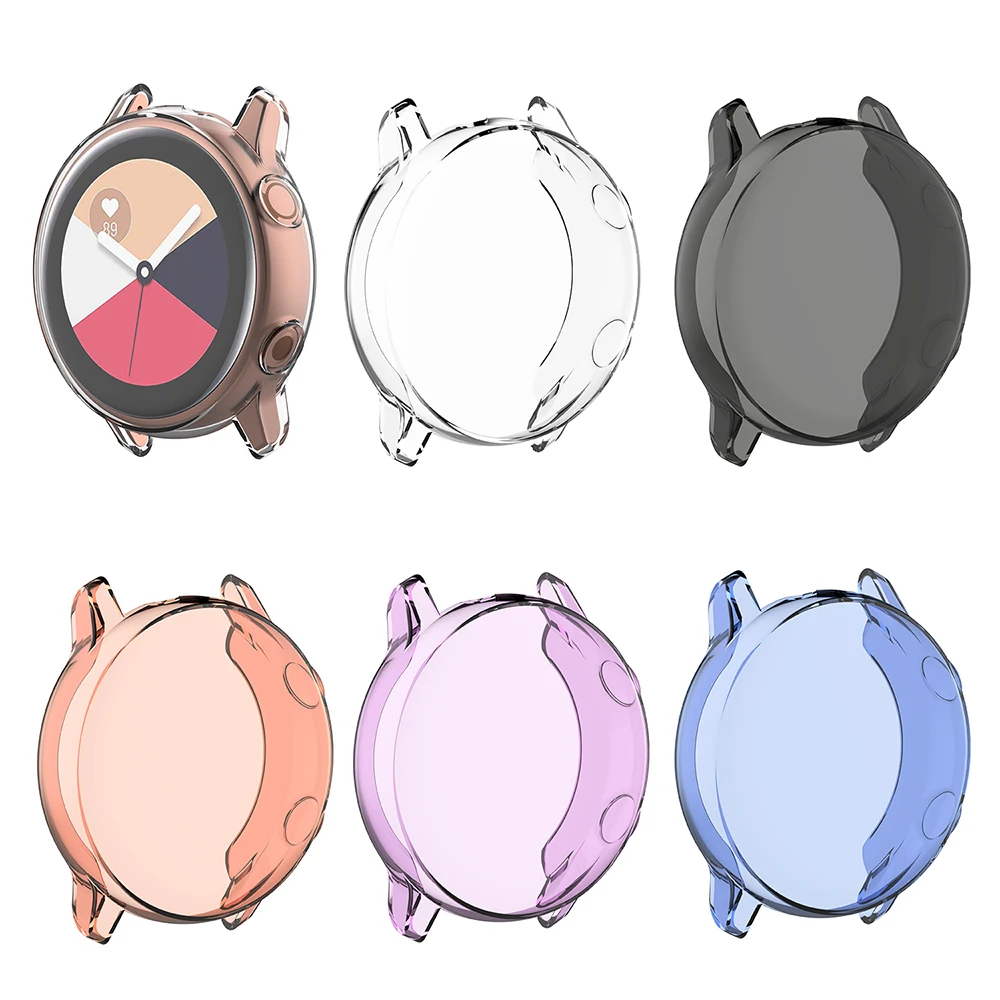 For Samsung Galaxy Watch Active R500 Smartwatch For Samsung Smartwatch Accessories Soft TPU Protector Watch Case Cover Shell