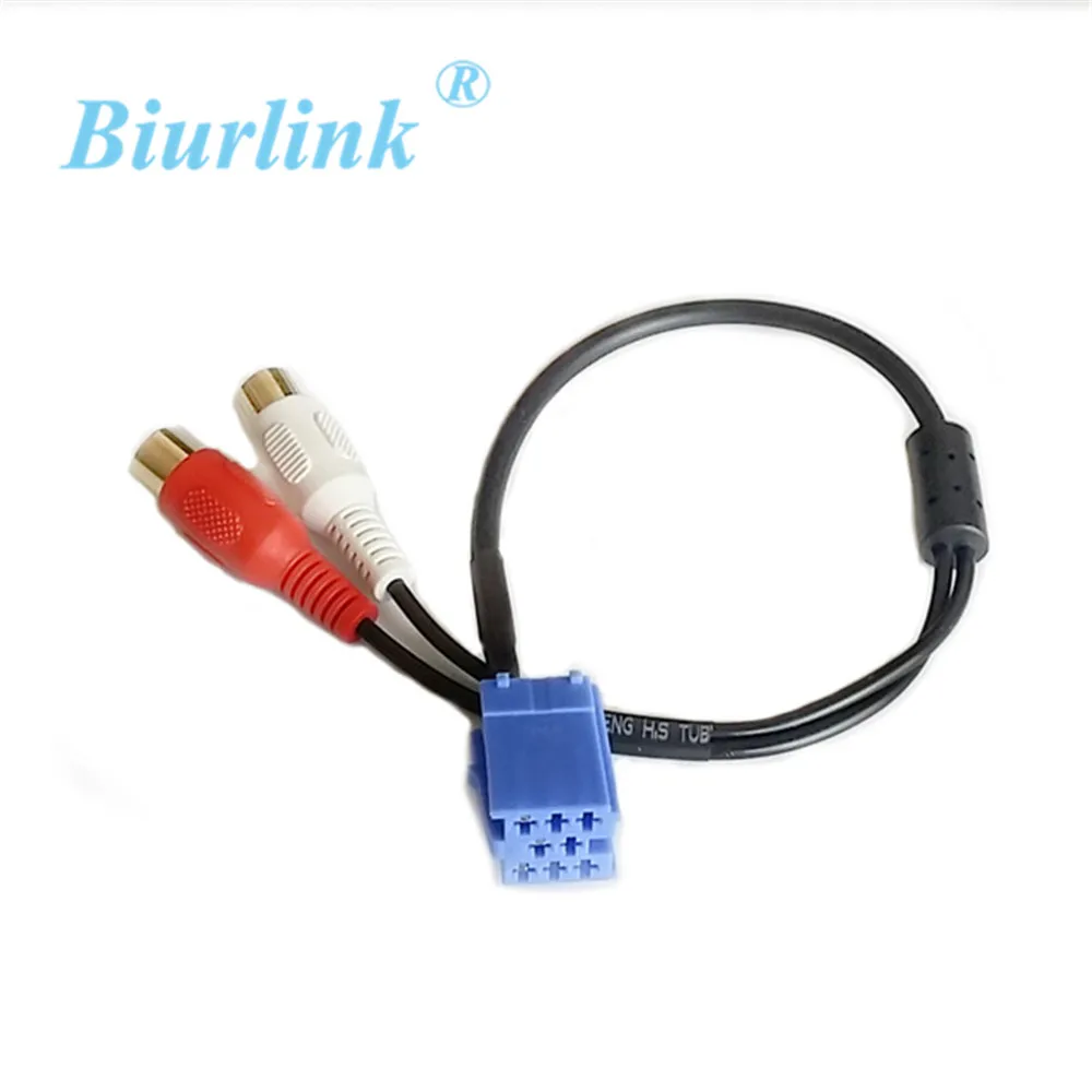 Аудиокабель RCA Aux для Volkswagen Blapunkt 8 контактный адаптер автомобильного радио|aux
