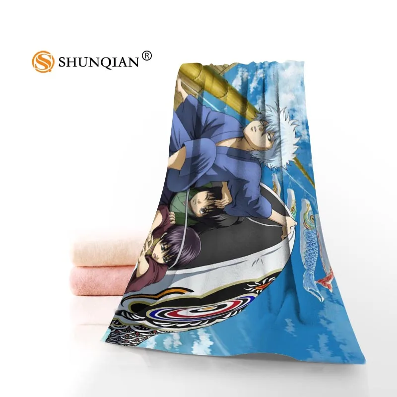 Микрофибра Полотенца s пользовательские Gintama уход за кожей лица Полотенца/ванна