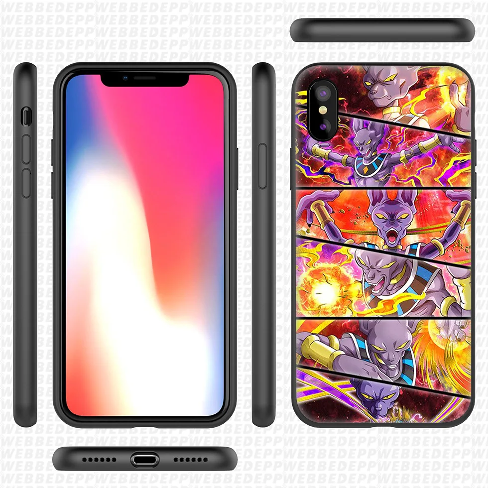 WEBBEDEPP Dragon Ball Z Whis beerus мягкий силиконовый чехол для iPhone 11 Pro Xr Xs Max X или 10 8 7 6 6S Plus 5 5S SE
