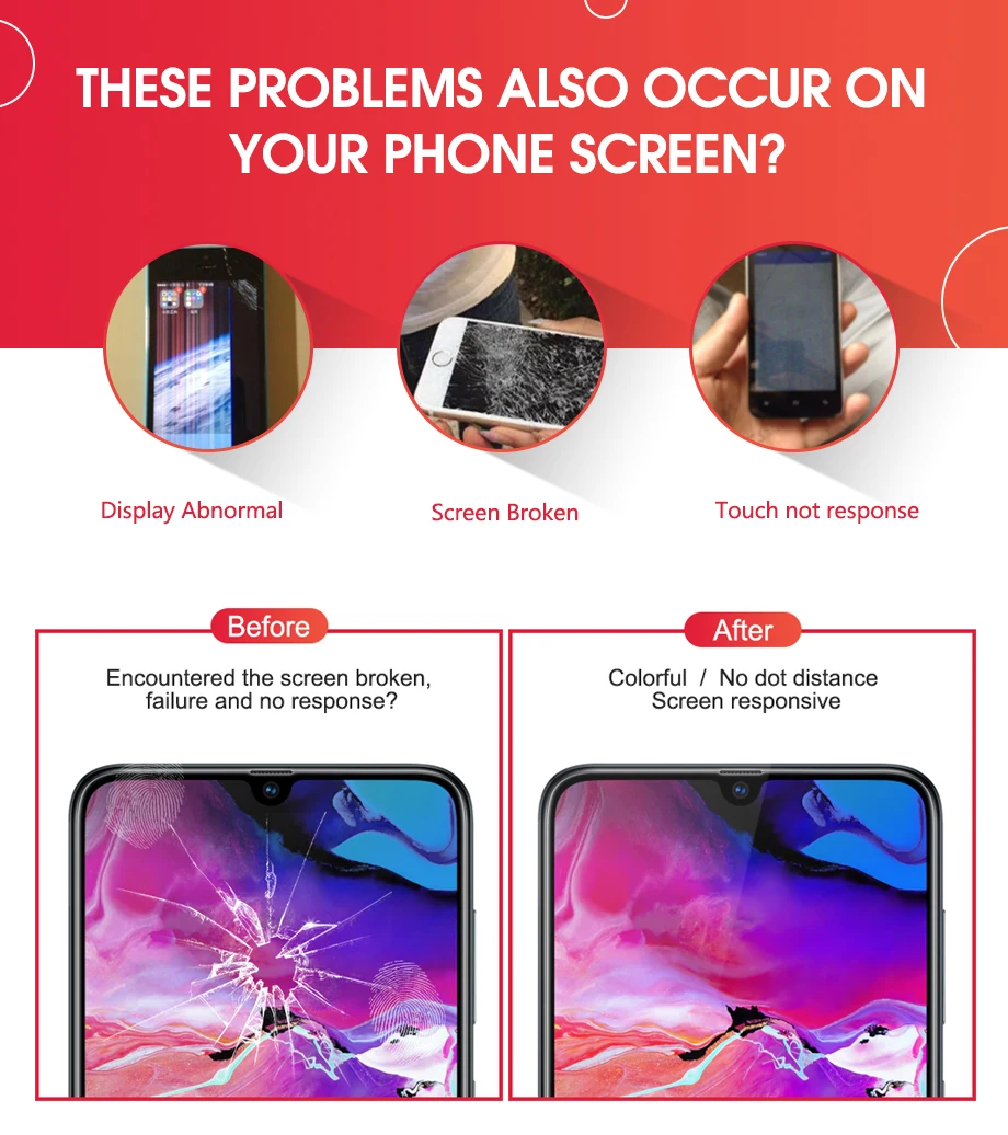 Супер AMOLED дисплей для samsung Galaxy A50 ЖК-дисплей экран+ сенсорный экран панель дигитайзер Замена Для A505 6,4''