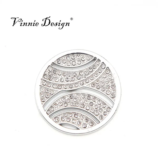 Винни дизайнерские ювелирные изделия золотой цвет подвеска для монеты 35 мм |