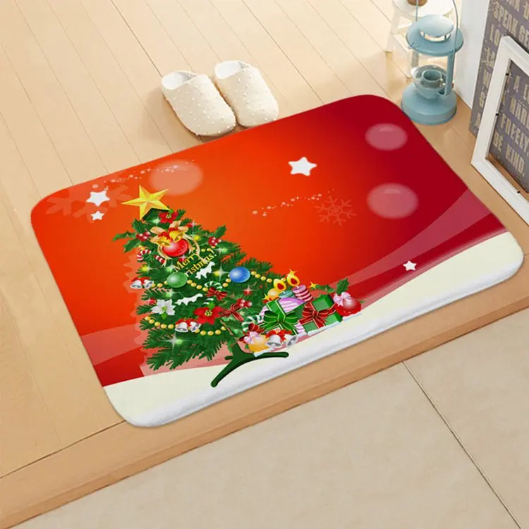 Merry Christmas 13 Yoeriwoo Рождественский коврик для двери, напольный ковер, напольные коврики для комнаты, рождественские украшения Санта Клауса для дома, подарок на Рождество, Natale - Цвет: Merry Christmas 13
