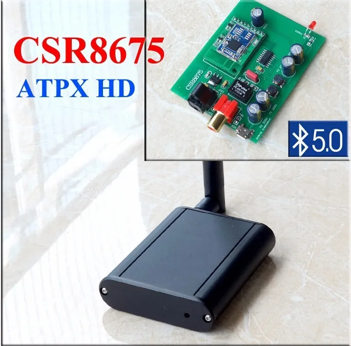 BT50 CSR8675 Bluetooth к коаксиальному оптическому цифровому аудио приемник Интерфейс aptx HD