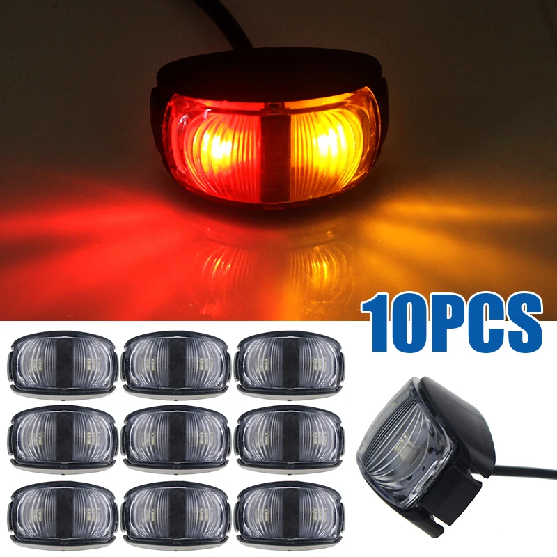 Автомобиль грузовик прицеп 2 светодиодный сигнальный боковой маркер световой