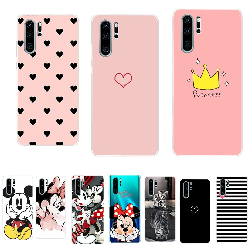 Чехол для Huawei P30 чехол P30Pro силиконовый телефона задняя крышка P20 Pro P 30 Lite Y6 Pirme 2018