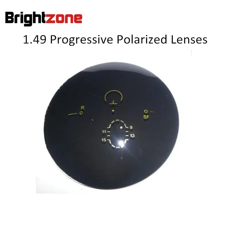 1.56 Interior Progressive Polarized Lenses multi-focus non-line HC CR-39 resin prescription lenses To See The Distance and Near