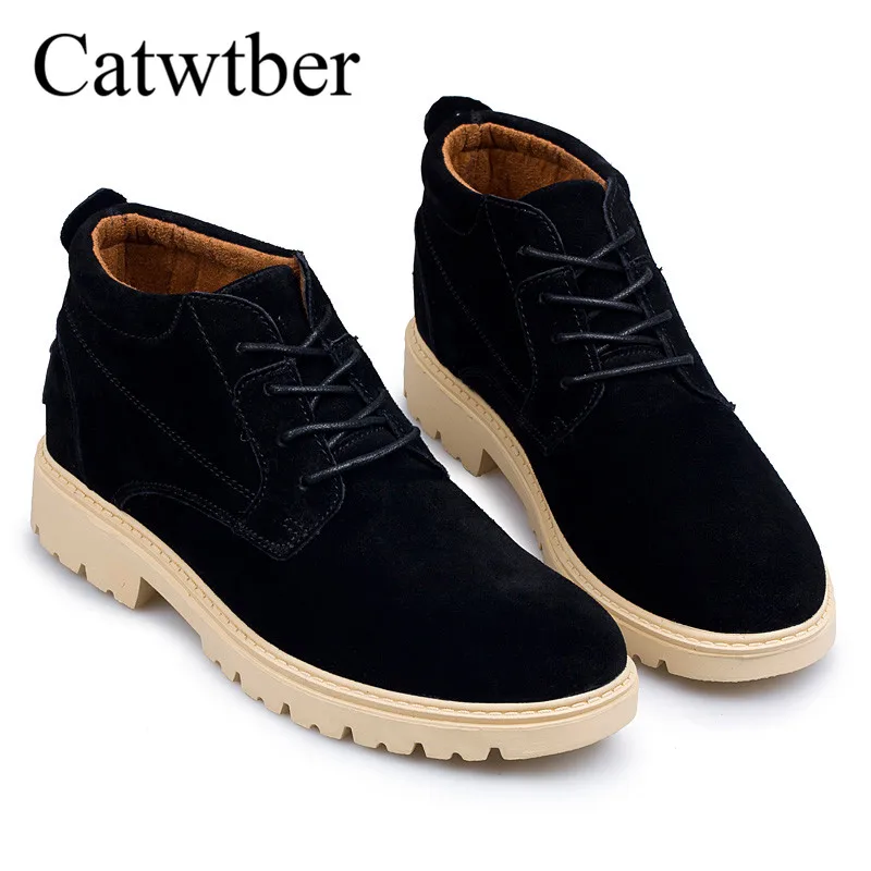 Catwtber Новый Открытый мужские полусапоги Классические Осенние Для Мужчин's