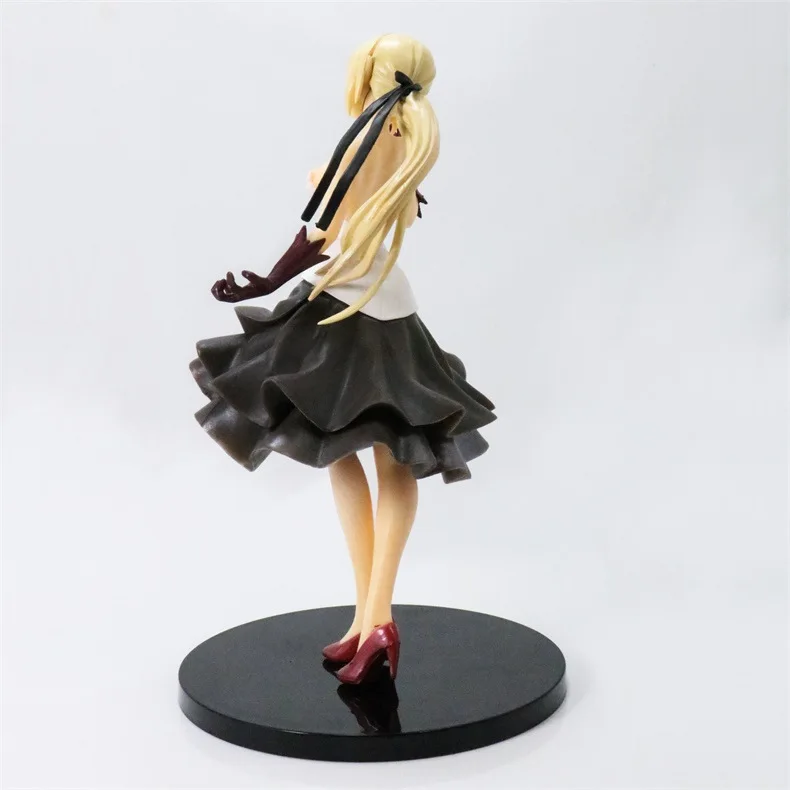 Аниме Bakemonogatari Oshino Shinobu стоя Ver ПВХ фигурка Коллекционная модель кукла игрушка 18 см