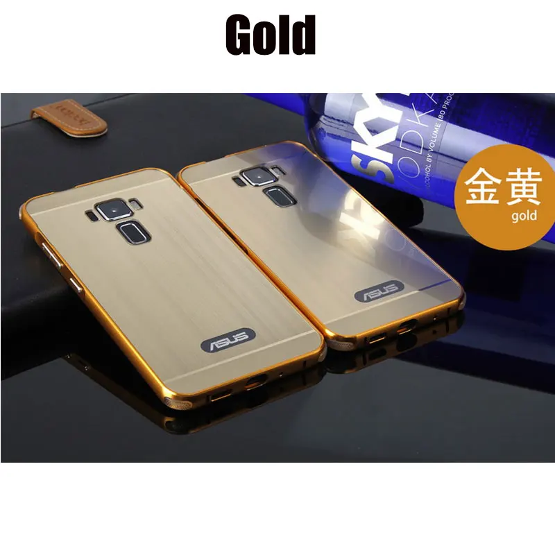 Capinha For Asus Zenfone 3 ZE552KL Case Bumper Anti-Knock Metal Aluminum Frame Brushed PC Back Cover ZE520KL | Мобильные телефоны и
