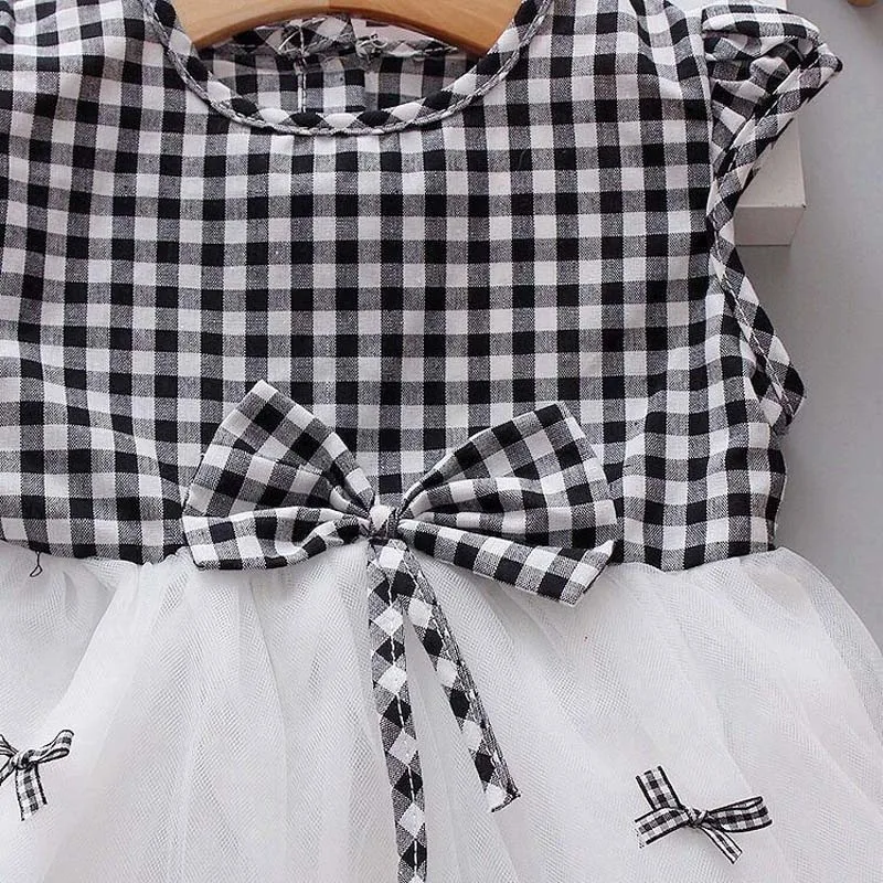 2019 Summer Tutu Baby Girl Dress Plaid Princess Dresses for Clothes Wedding Bow Party Girls | Детская одежда и обувь
