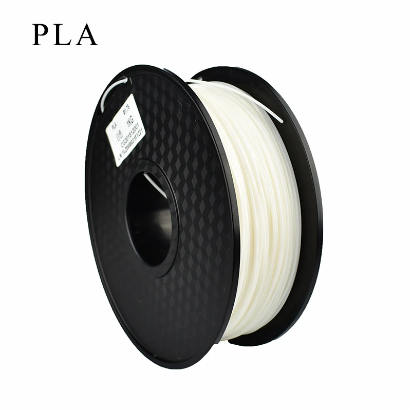 PLA WHITE Нить для 3d принтера PLA/ABS/PETG, 1,75 мм, 1 кг, 100/200 м, пластиковые материалы, нить для RepRap 3D, нить ABS/PLA - Цвет: PLA WHITE