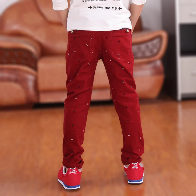 Повседневные брюки для мальчиков 2020 дизайнерские брендовые Детские длинные с