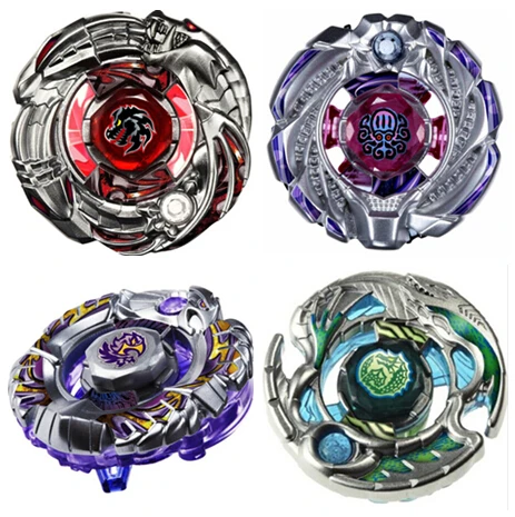 

B-X TOUPIE BURST BEYBLADE Spinning Top 4pcs/lot New Arrival Metal Alloy ZERO-G BBG16 Dark Knight Dragooon LAUNCHER