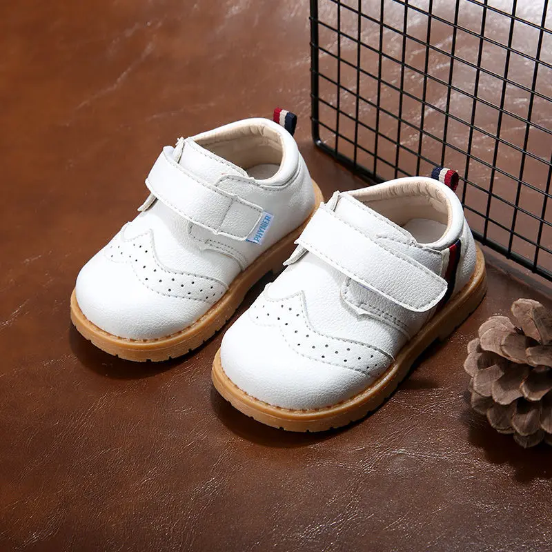2019 spring baby solid color toddler shoes 1-3-5 years old boys and girls casual Finn British wind children's | Детская одежда и