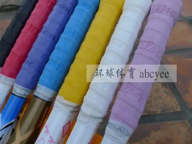 Бесплатная доставка ( 15 шт./лот ) сухой чувство теннисная ракетка / захваты Overgrip