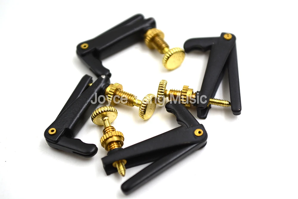 4 шт. тонкий тюнер для скрипки Регулируемая Золотая железная распылительная