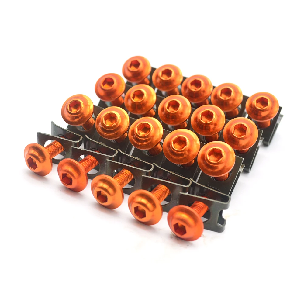 Universa 20PCS motorcycle accessories motorbike 6mm fairing bolts screws for Ducati Hypermotard 1100 S 1198 GT 1000 ST2 ST4S | Автомобили