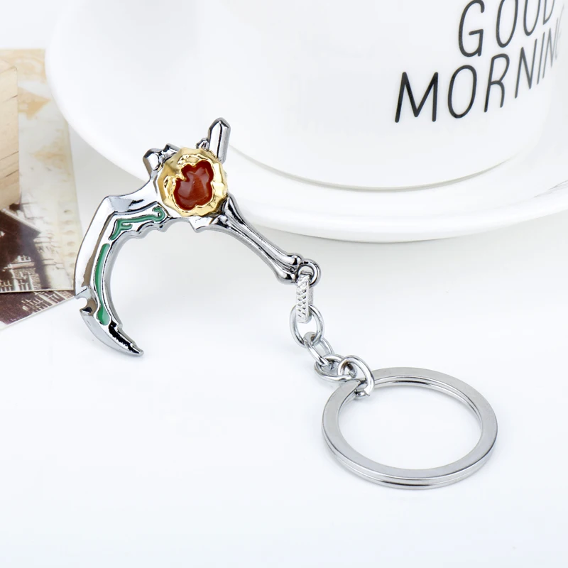 Game Accessories Jewelry DOTA 2 Keychain Keyring Slark Skadi Blade Weapon Model Key Chain DOTA2 Keychains Men Fans Trinket Gift | Украшения