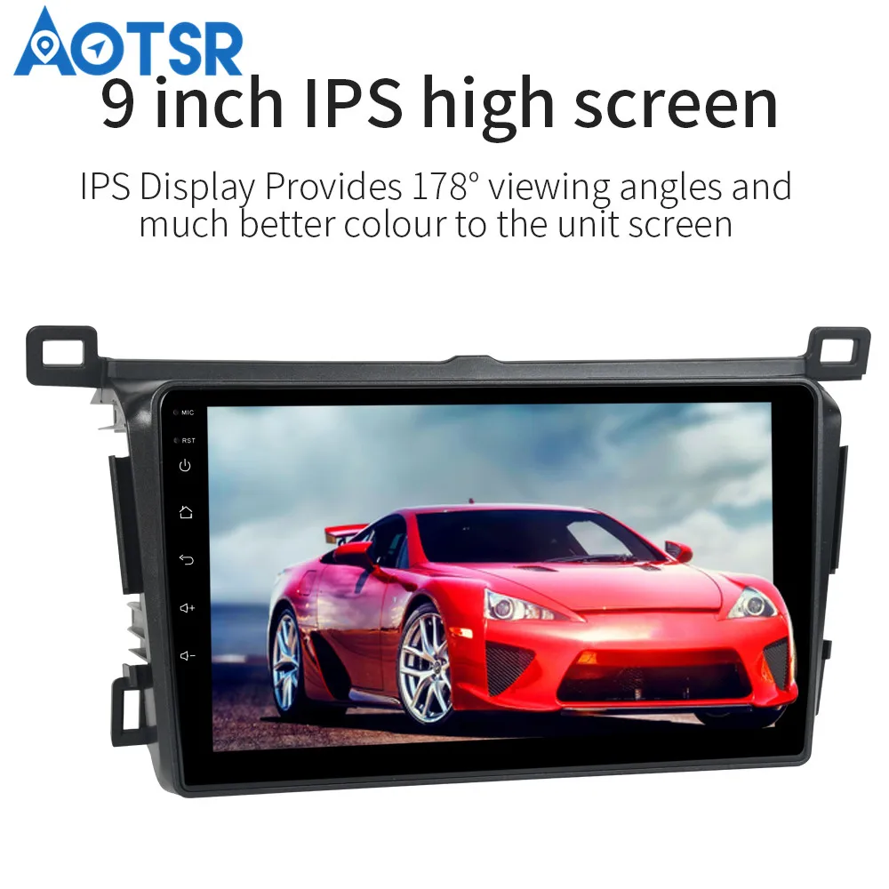" Android 9,0 автомобильный dvd-плеер для Toyota RAV4 с восьмиядерным 4G+ 32G авто радио мультимедиа NAVI 2 din