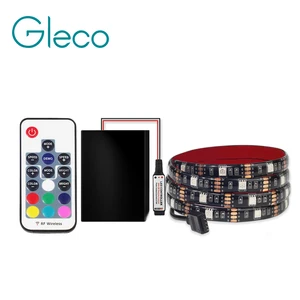 Светодиодная ленсветильник RGB 5050 на батарейках, 1 м, 2 м, IP20  IP65 с мини-контроллером RGB на 3 клавишипультом дистанционного управления RGB на 17 клавиш