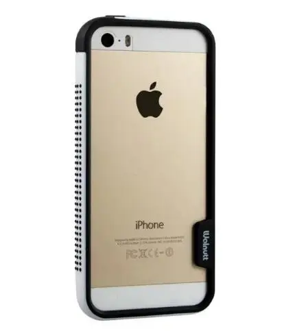 Белый Для iPhone 6 6S Plus бампер Zenus walnutt волна Цвет шок TPU+ PC противоскольжения рамка Бампер для Apple iPhone 6 6S плюс мягкий край - Цвет: Белый