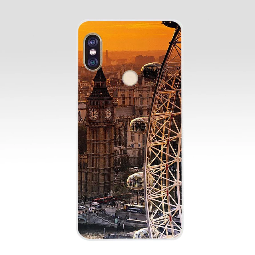 194AQ London Red phone Big Ben Мягкий силиконовый чехол из ТПУ для телефона xiaomi redmi 6 pro note 5 plus 4 4x