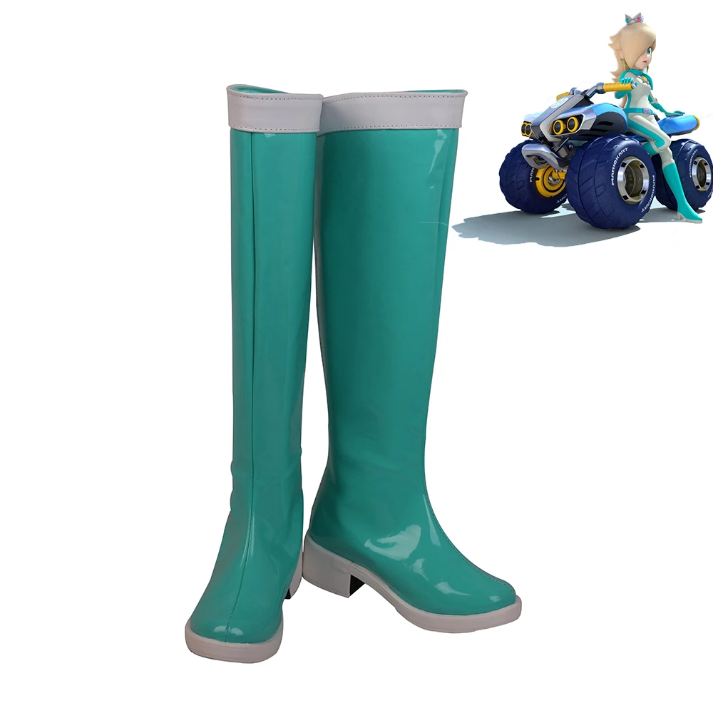 

Mario Kart Princess Rosalina Rozetta Cosplay Shoes Women Boots