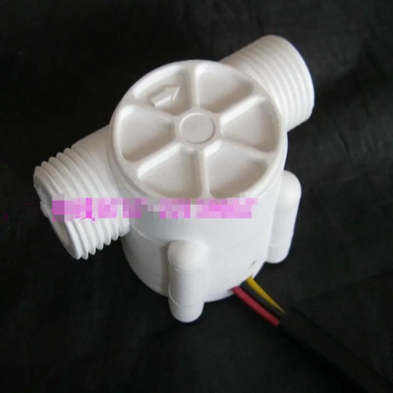 Water Flow Meter Sensor Counter Indicator Flowmeter fuel pool float switch Hall for water heaters G1/2 1-30L/min DN15 | Инструменты