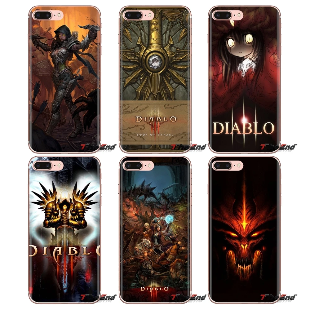 Мягкие прозрачные чехлы для Xiaomi Mi4 Mi5 Mi5S Mi6 Mi A1 A2 5X 6X 8 9 Lite SE Pro Max Mix 2 3 2S cool game Diablo |
