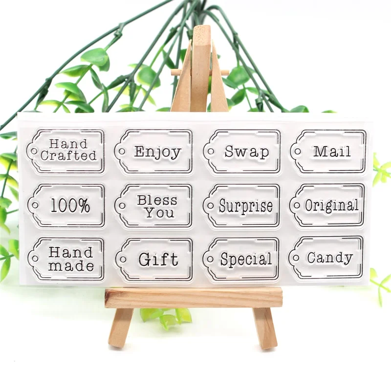 KSCRAFT милые метки штамп и металлические штампы трафареты для DIY