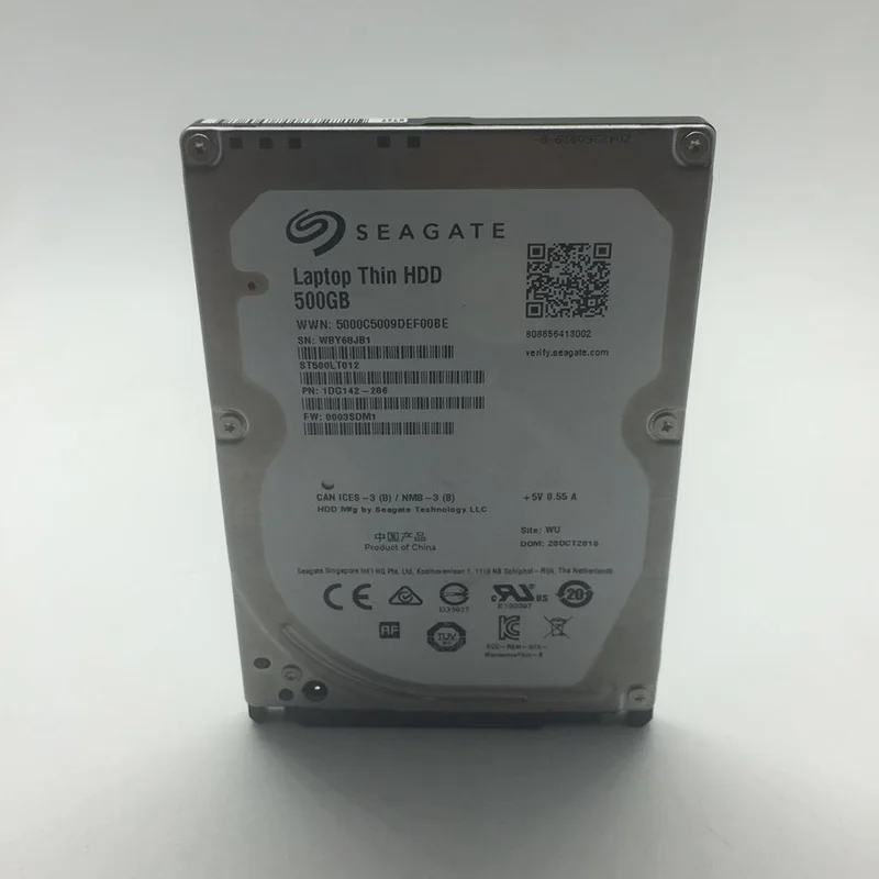 Seagate 500 ГБ жесткого диска SATA 3 0 Интерфейс 6 ГБ/сек. 7 мм 1 Вт Мощность 5400RMP 64 МБ Кэш 2 5