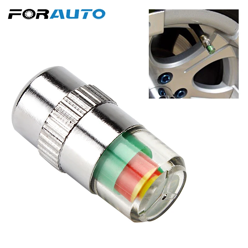 

Датчик давления в шинах FORAUTO, 4 шт./лот, 3 цвета, 2,4 бар, 36 фунтов на квадратный дюйм