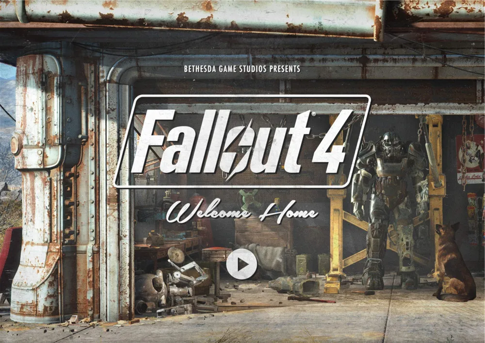 Fallout 4 игры постеры высокое качество наклейки на стену белая бумага с покрытием принты украшение дома искусство бренд - Цвет: Лиловый
