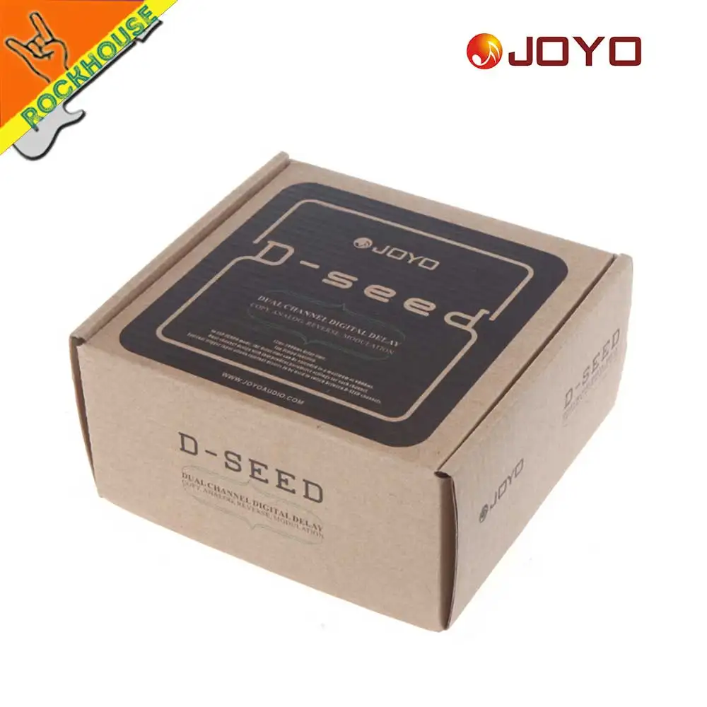 JOYO D-SEED Dual Channel Digital Delay Guitar Effects Pedal Analog Guitarra Stompbox True Bypass Free Shipping | Спорт и развлечения