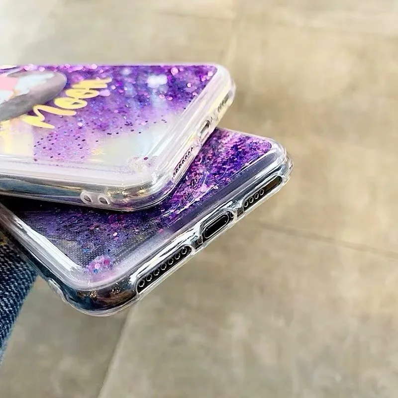 Чехол для Телефона Fly Moon Elephant блестящий жидкий мягкий чехол из ТПУ Xiaomi Mi 8 Lite 9 se Mix 2S
