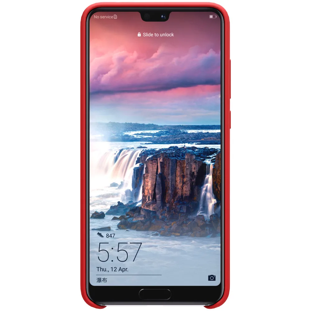 NILLKIN for Huawei P20 Phone Case Flex Pure Series Liquid Silicone Back Casing Cover Celular Coque Capa |
