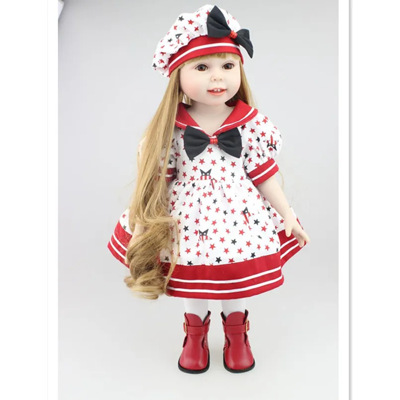 style 7 Девочка Кукла Одежда для 18 дюймов куклы, красивая игрушка платья для от двух до шести лет, комплект одежды из модные куклы аксессуары для кукольной одежды - Цвет: style 7