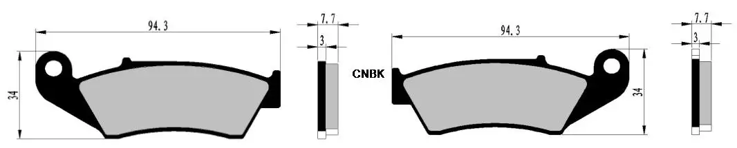 Набор тормозных колодок для SUZUKI Dirt RM125 RM 125 2005 2006 2007 2008 передние задние | Тормоза