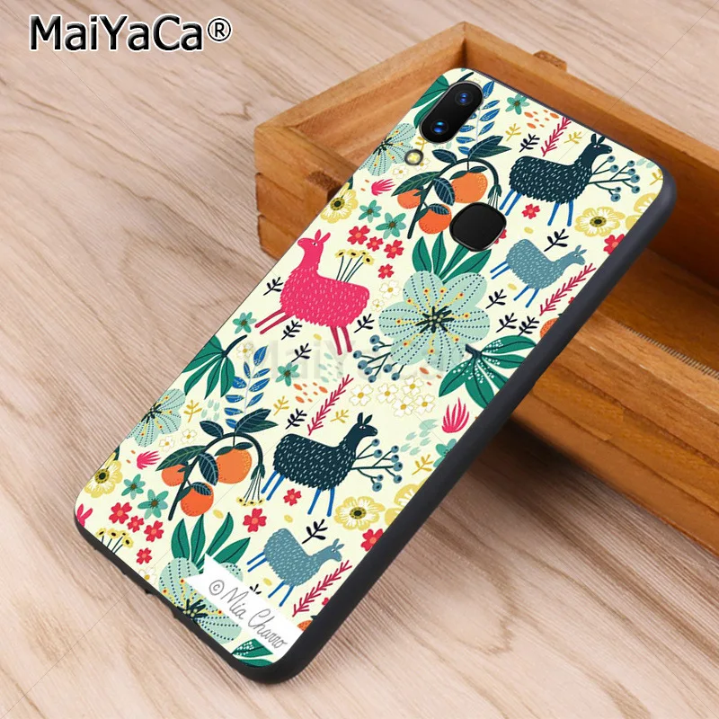 MaiYaCa милый мультяшный Альпака животное силикон мягкий модный чехол для телефона
