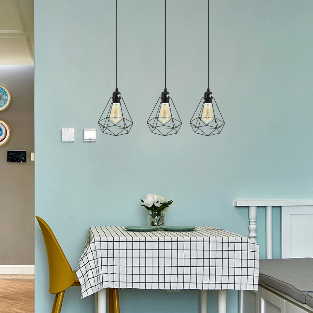 2019 винтажные подвесные светильники в скандинавском стиле металлическая