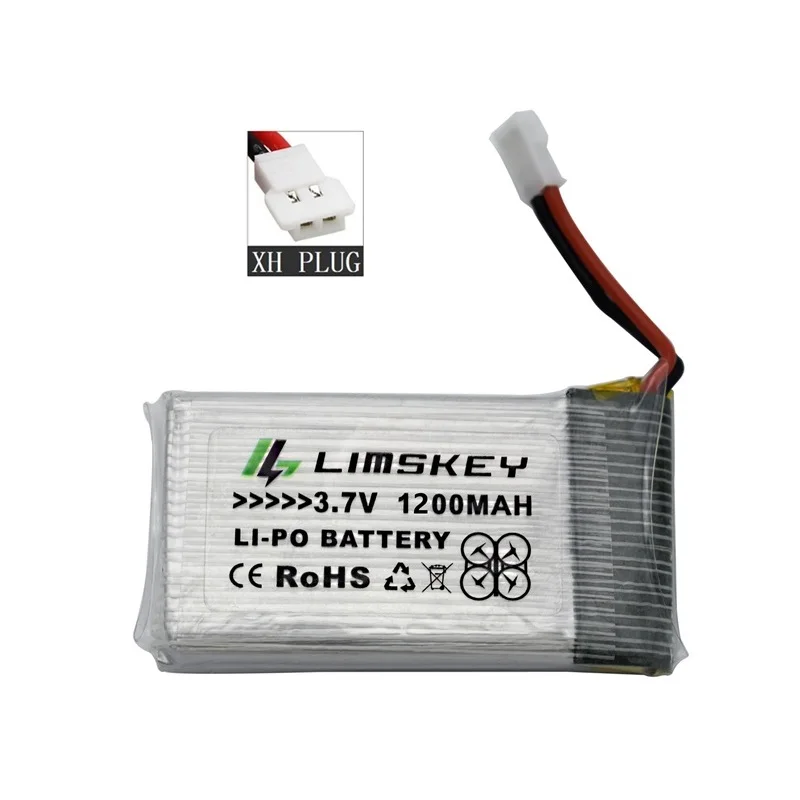 1200 мАч 3,7 в lipo Батарея для SYMA X5 X5S X5C X5SC X5SH X5SW M18 H5P HQ898B HQ859B H11D H11C T64 T04 T05 F28 F29 T56 T57 Батарея
