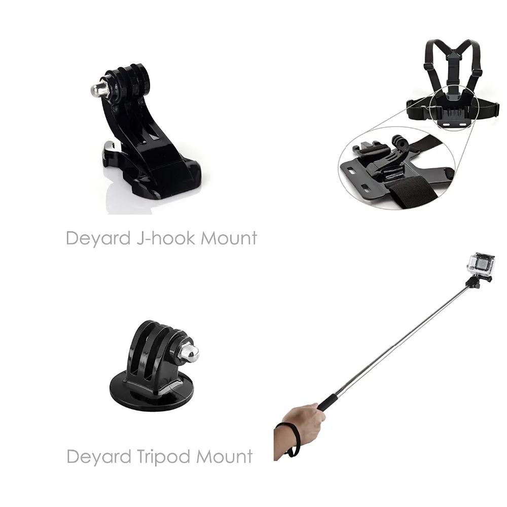 GoPro Accessories Bundle Kit for Fusion&amp Hero (2018) 6 5 4 3&amp Yi AKASO Crosstour Apeman Sony Action Came | Электроника