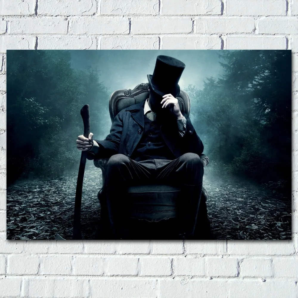 Posters and Prints Abraham Lincoln Vampire Hunter movies Poster Wall Art Picture Silk Canvas Painting For Home Room Decor | Дом и сад