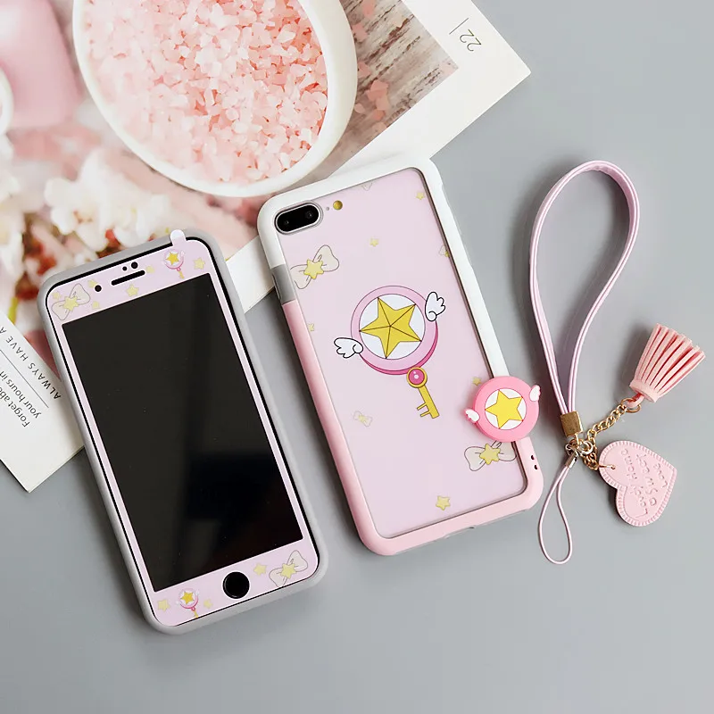 Для iPhone XS Max Sailor moon Sakura пленка для экрана из закаленного стекла (F &amp B) мягкий